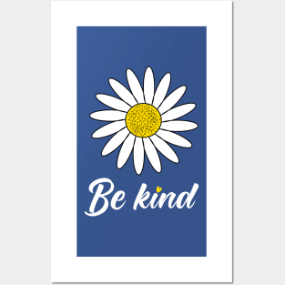 Be kind Daisy art Posters and Art